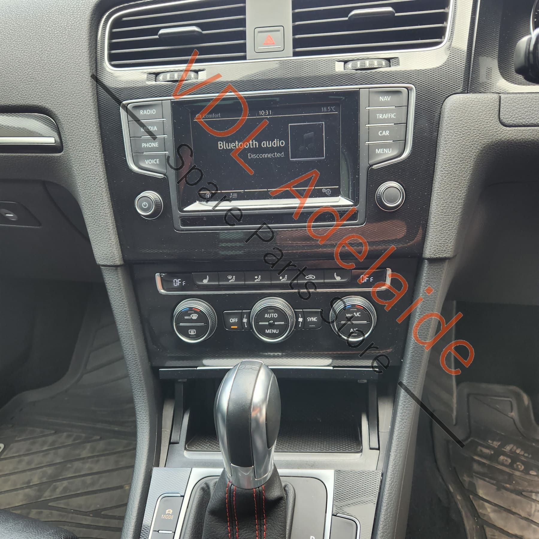5G2819728AGDAR    VW Golf MK7 Gti Centre Air Conditioning Vent & Radio Screen Interior Trim Cover Checkered Black 5G2819728AG DAR