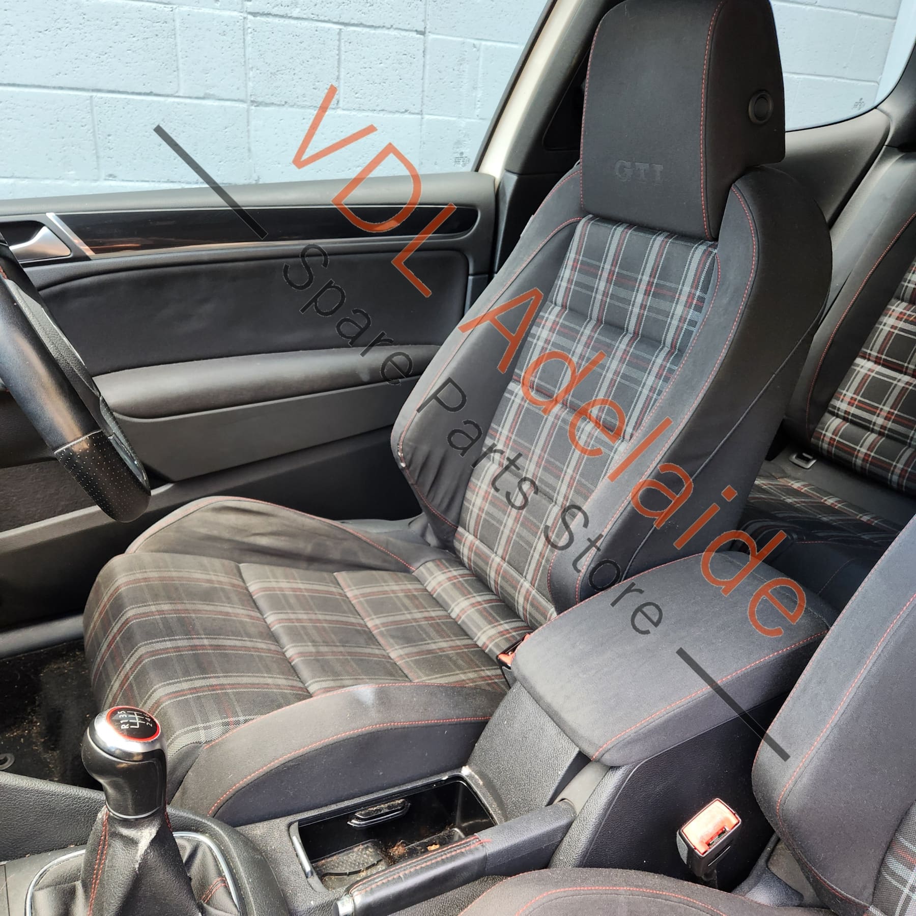     VW Golf MK6 Gti 2dr Tartan Cloth Fabric Seat Set