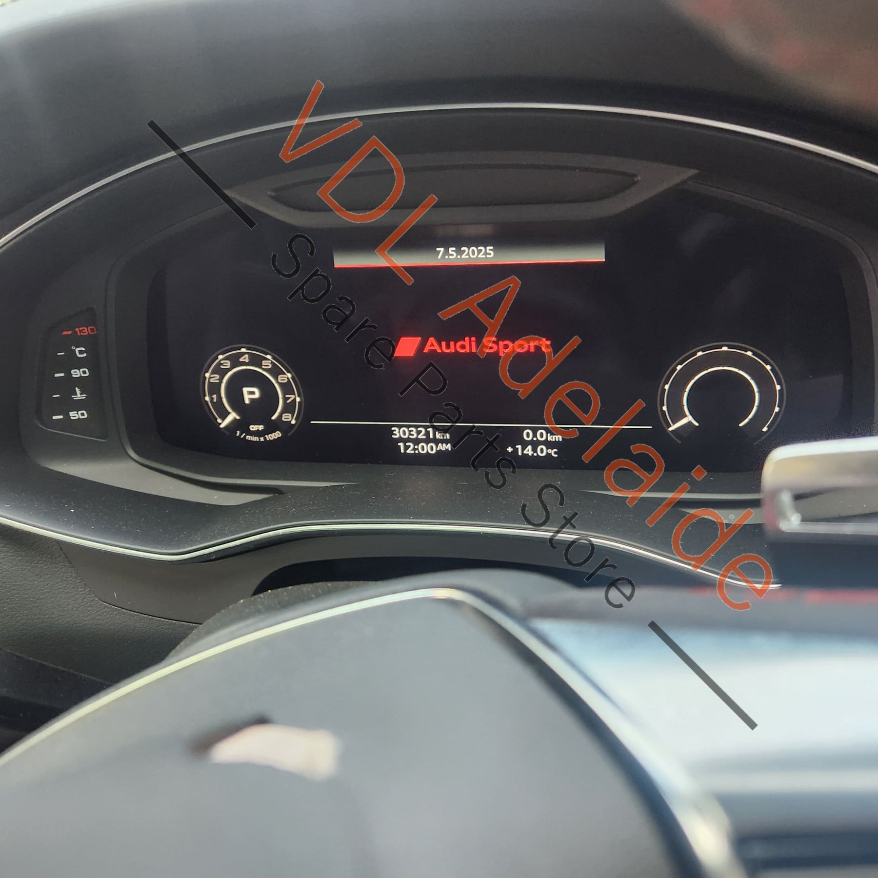 4K0920790F    Audi RS7 4K C8 Virtual Cockpit Dash Screen Instrument Cluster 4K0920790F