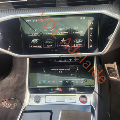 4K0919605M    Audi 4K C8 RS7 A7 RS6 S6 10.1in Upper Centre Display Screen with soft touch 4K0919605M