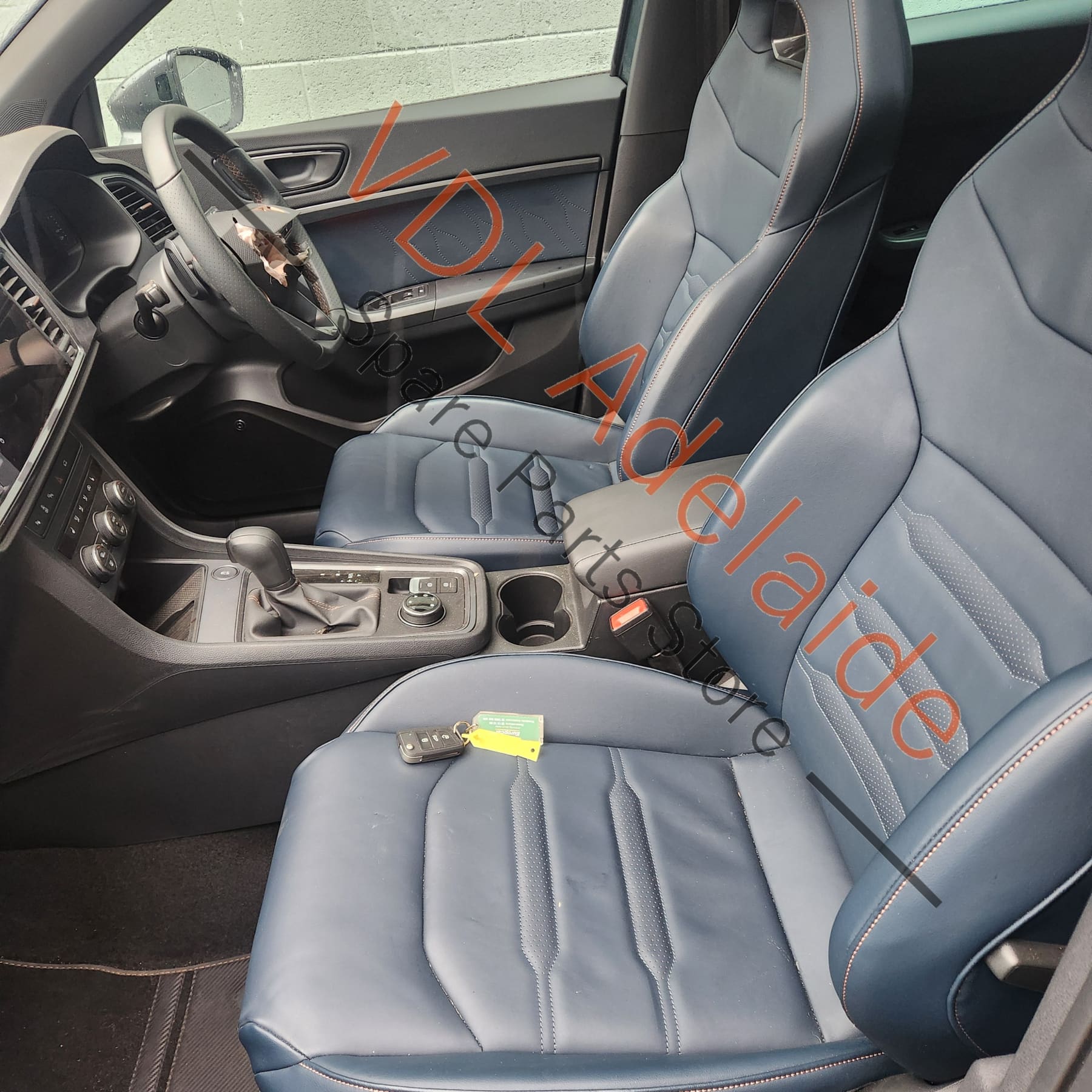   Cupra Ateca Blue Black Leather Seat Set Great for your Amarok or Caddy upgrade!