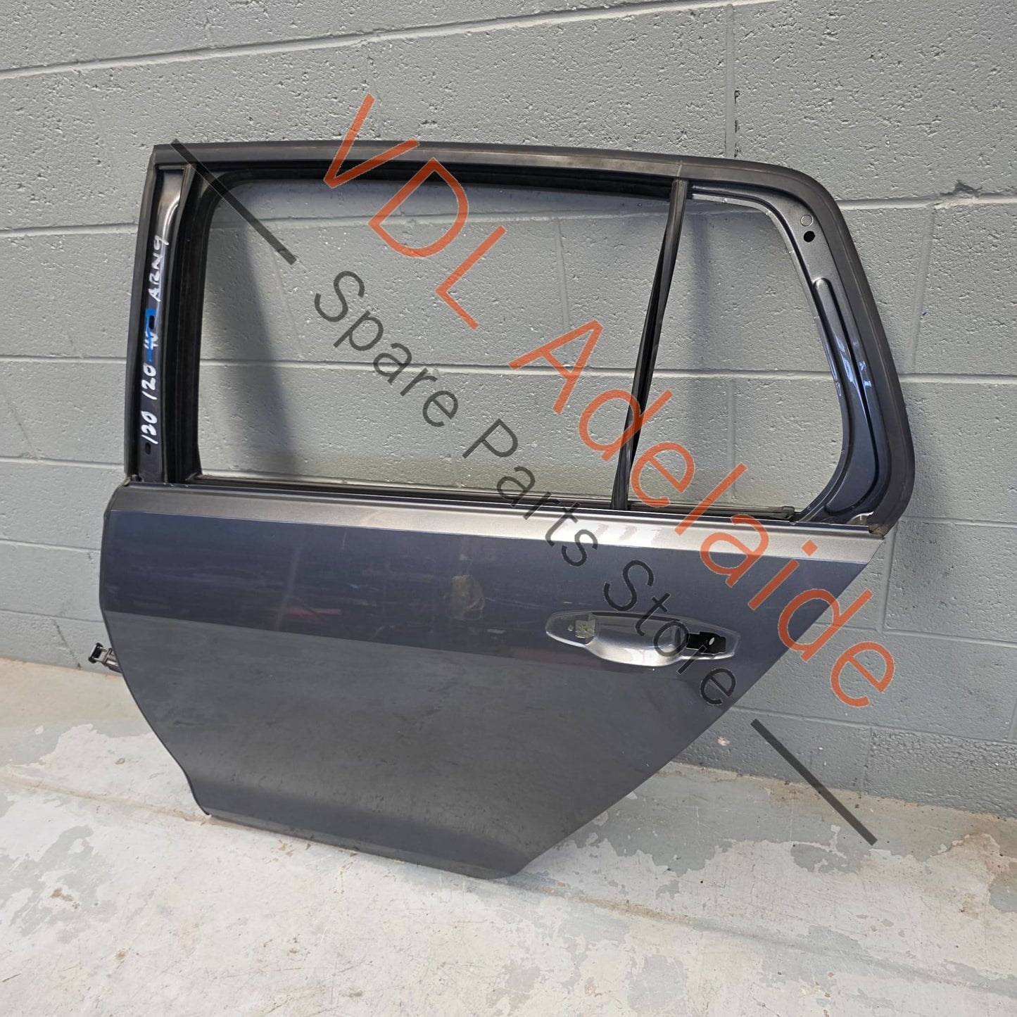 VW Golf MK7 7.5 Rear Left Door Shell Panel Indium Grey LR7H