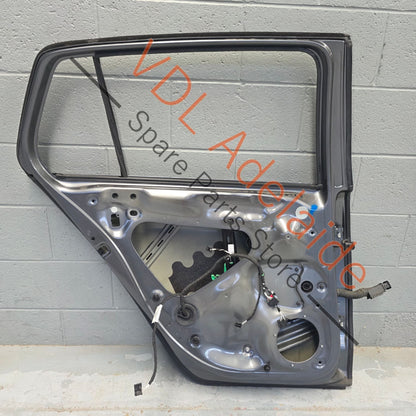 VW Golf MK7 7.5 Rear Left Door Shell Panel Indium Grey LR7H