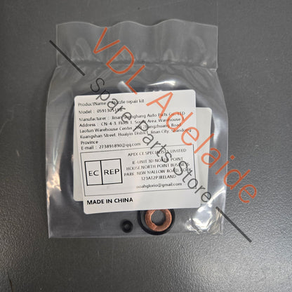 059130519B WHT000884   VW 1x Diesel Fuel Injector Seal Kit 059130519B WHT000884