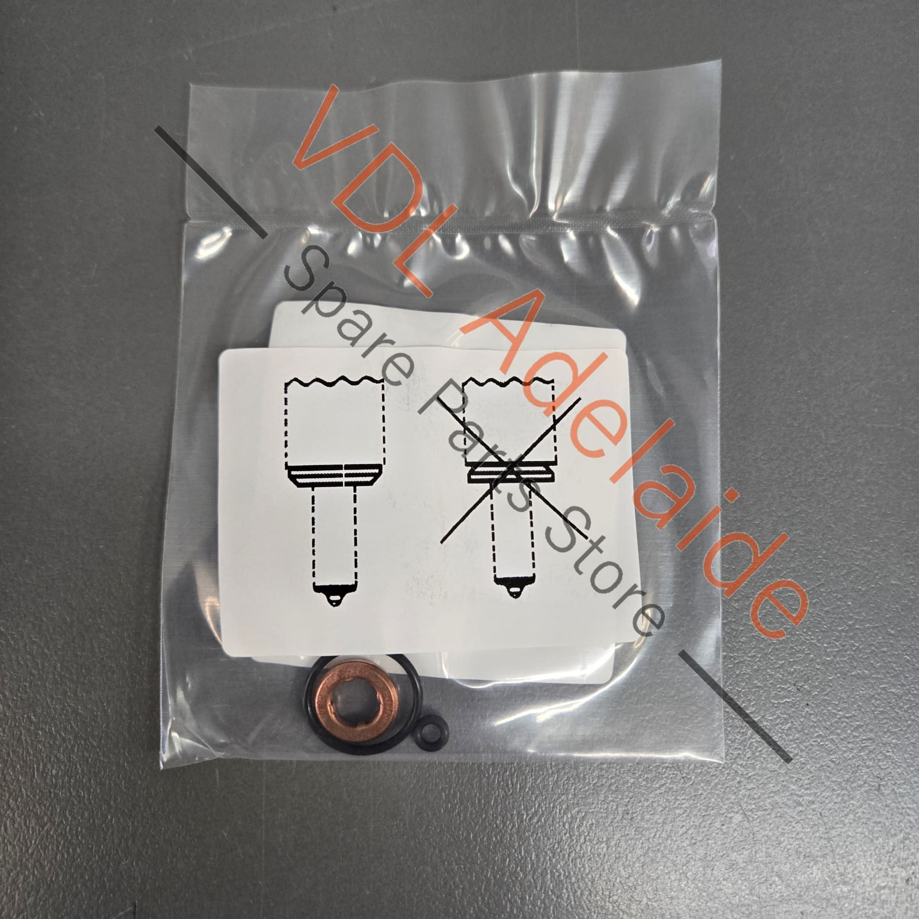 059130519B WHT000884   VW 1x Diesel Fuel Injector Seal Kit 059130519B WHT000884