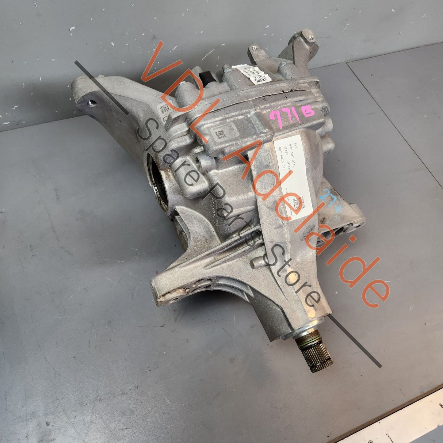 Porsche Panamera 971 2017-2020 Rear Axle Differential Diff 9A750702100 9A7507021D PR:A8C,A8F,0K0,1A2 PR:A8C,A8F,0K0,1A2 9A7507021X 08X507021 