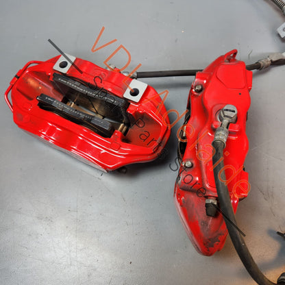 Renault Megane MK3 III RS250 RS265 RS275 Red Brembo 4 Piston Pot Brake Caliper Pair Set