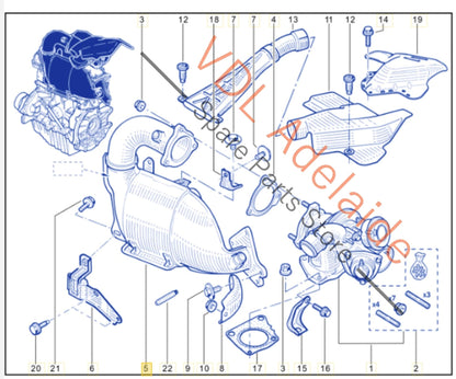 Renault Megane MK3 III RS250 RS265 RS275 Catalytic Converter 208A00750R