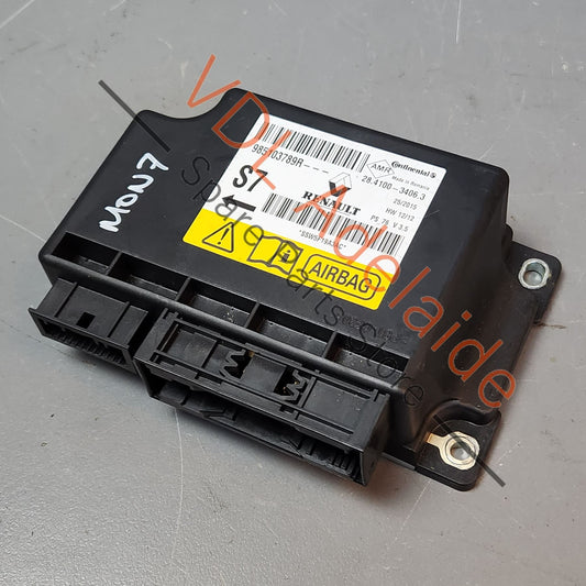 Renault Megane MK3 III Main Airbag Control Unit Module No Crash Data 985103789R