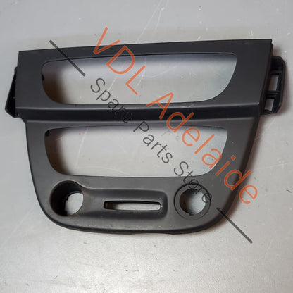 Renault Megane MK3 III Plain Black Dashboard Trim for AC Switch and Radio RHD