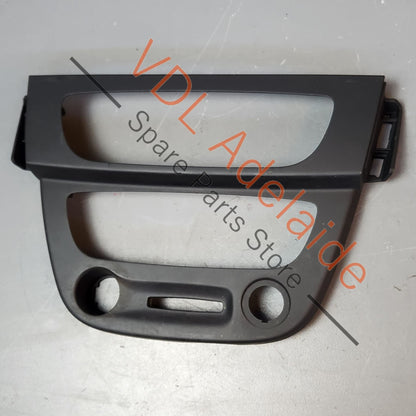 Renault Megane MK3 III Plain Black Dashboard Trim for AC Switch and Radio RHD