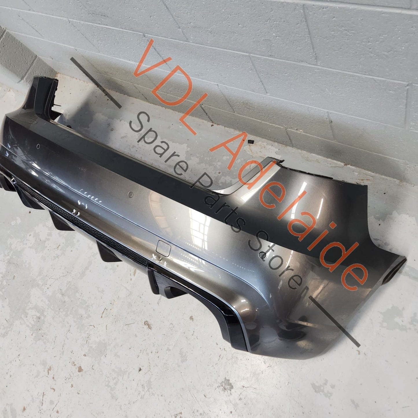 Audi RS3 8V Pre-facelift Rear Bumper Cover Assembly Complete w Lower Spoiler