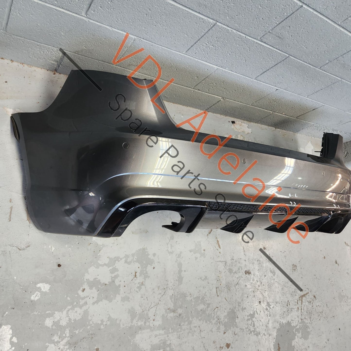 Audi RS3 8V Pre-facelift Rear Bumper Cover Assembly Complete w Lower Spoiler