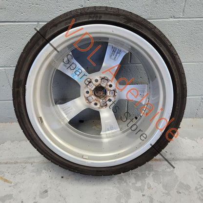Genuine Audi 8V S3 RS3 5 Spoke 19 x 8 ET49 Rotor Design Alloy Wheel with Tyre #02 8V0601025CE