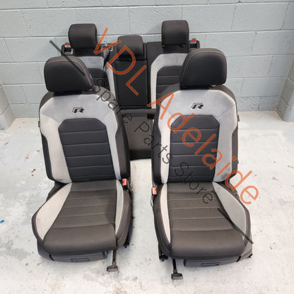 VW Golf MK7 R Set of Cloth Seats front & Rear