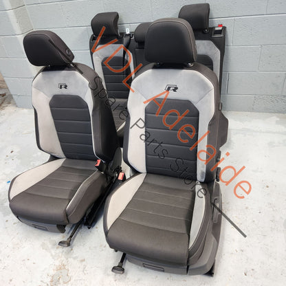 VW Golf MK7 R Set of Cloth Seats front & Rear