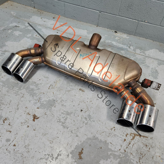 VW Golf R MK7 Rear Exhaust Muffler with Chrome Tips