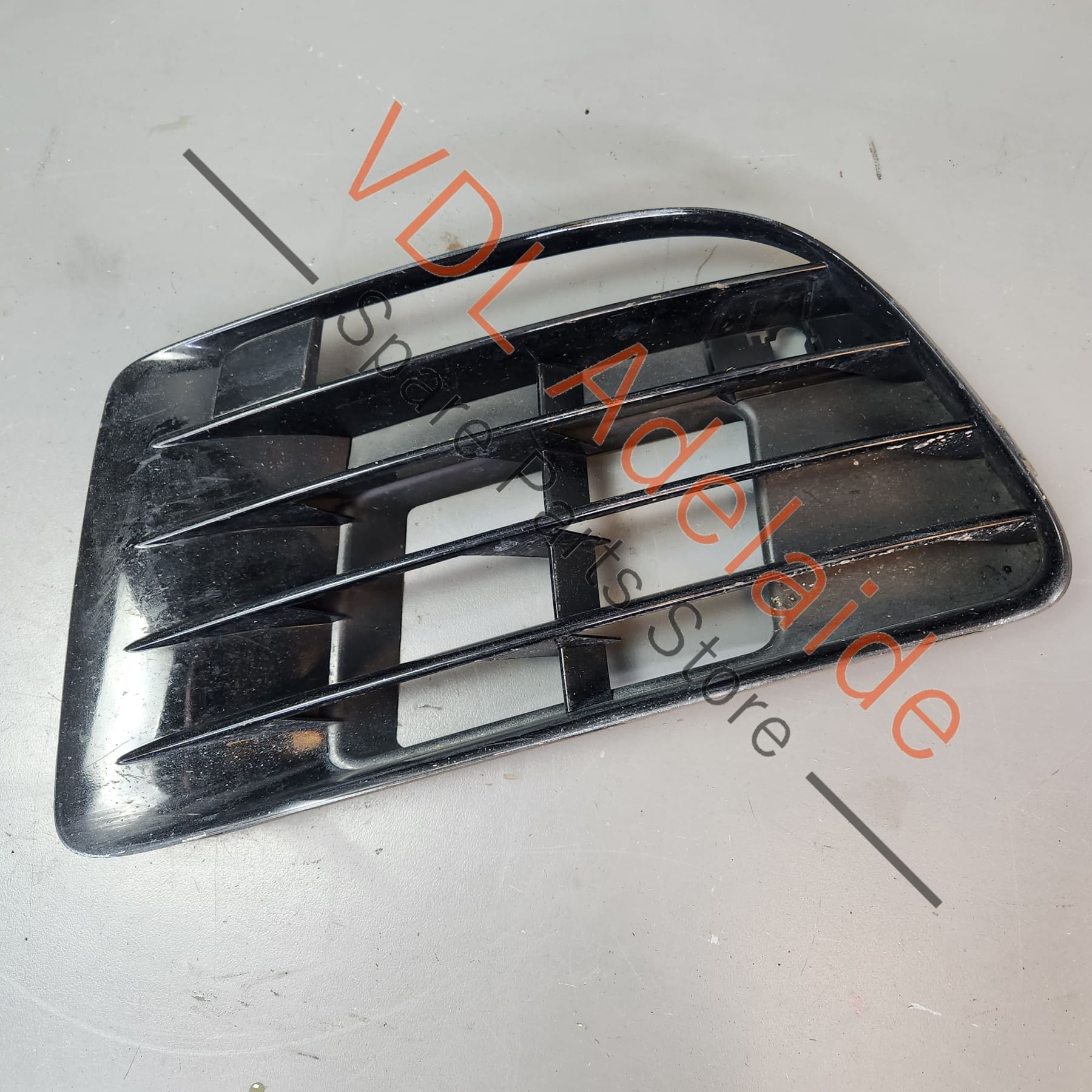 VW Golf R Front Left Bumper Grille Black 5K0853665E 041