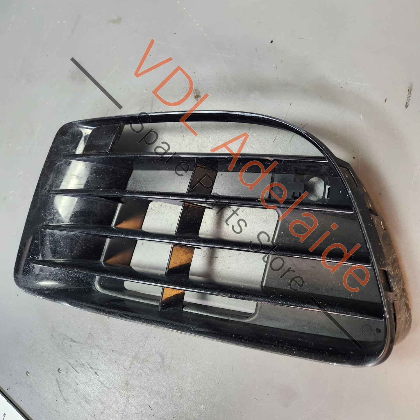 VW Golf R Front Left Bumper Grille Black 5K0853665E 041