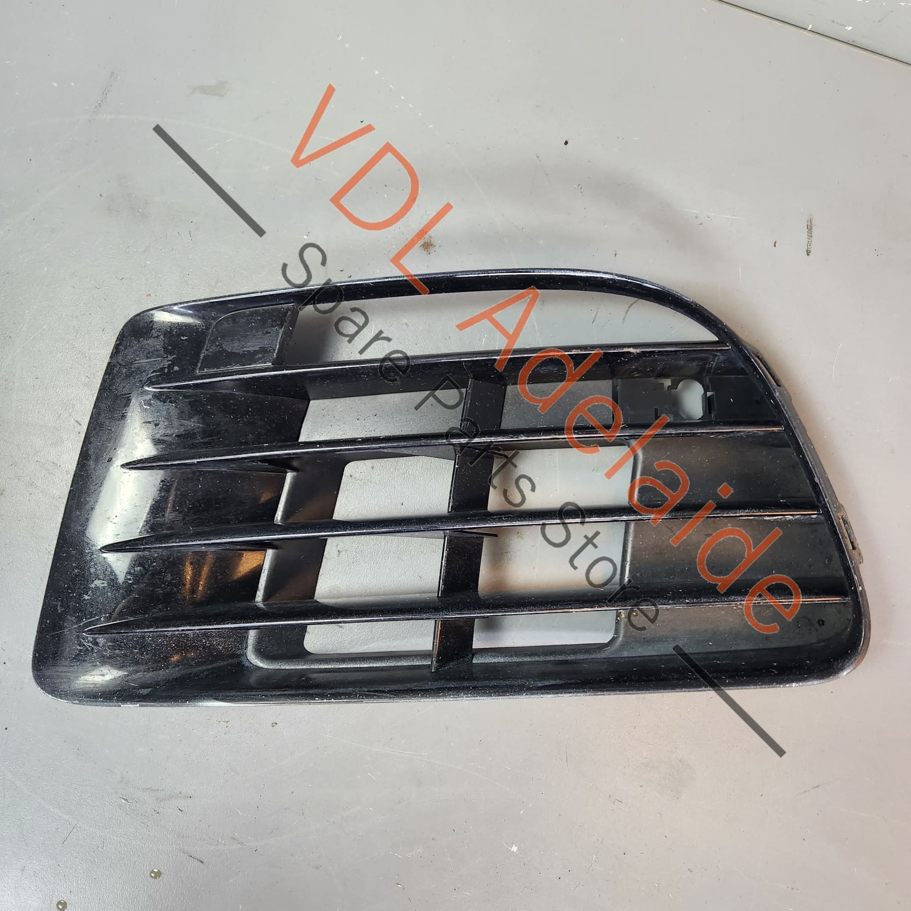 VW Golf R Front Left Bumper Grille Black 5K0853665E 041