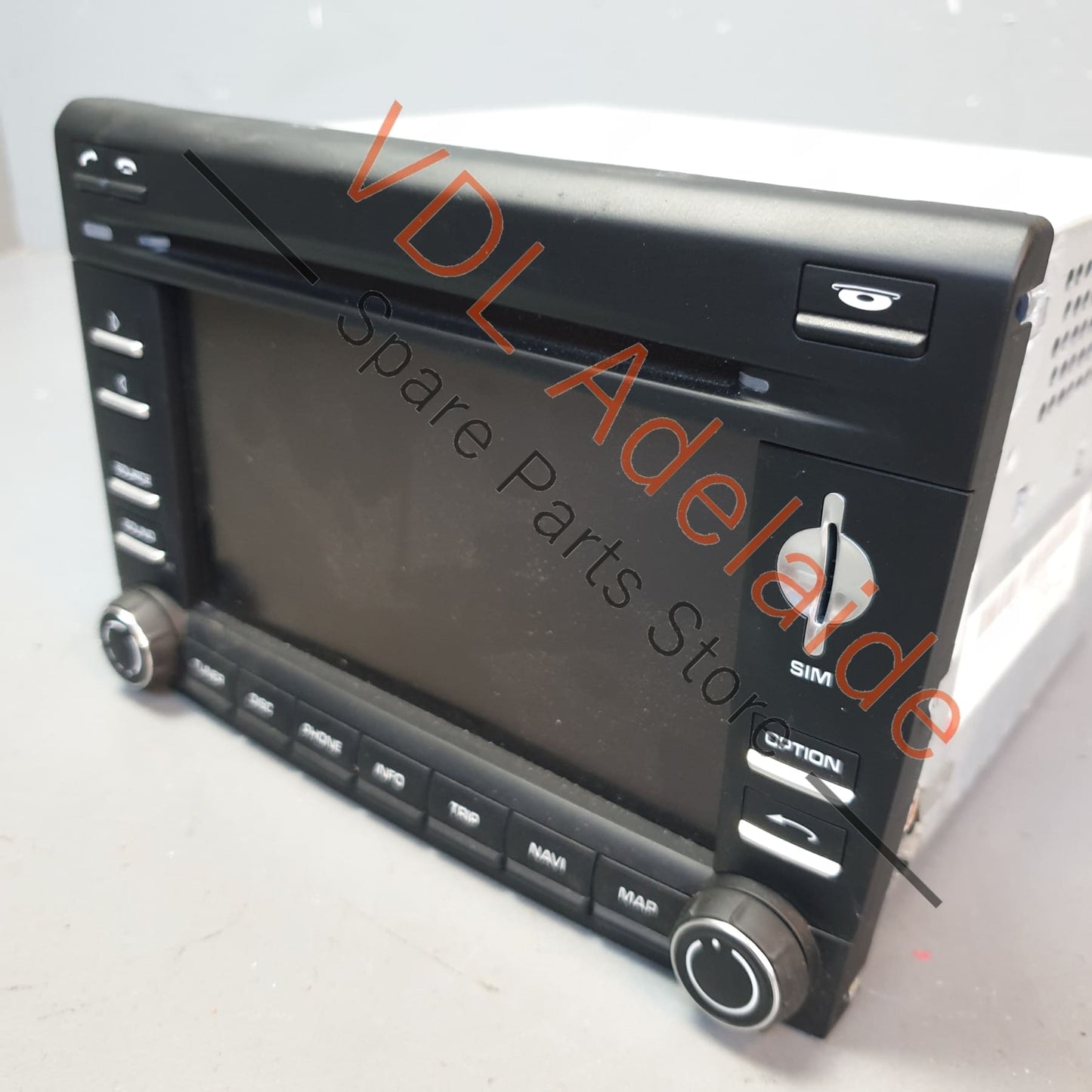 Porsche Central GPS Navigation Radio Unit Control Panel 997642972AXFTC