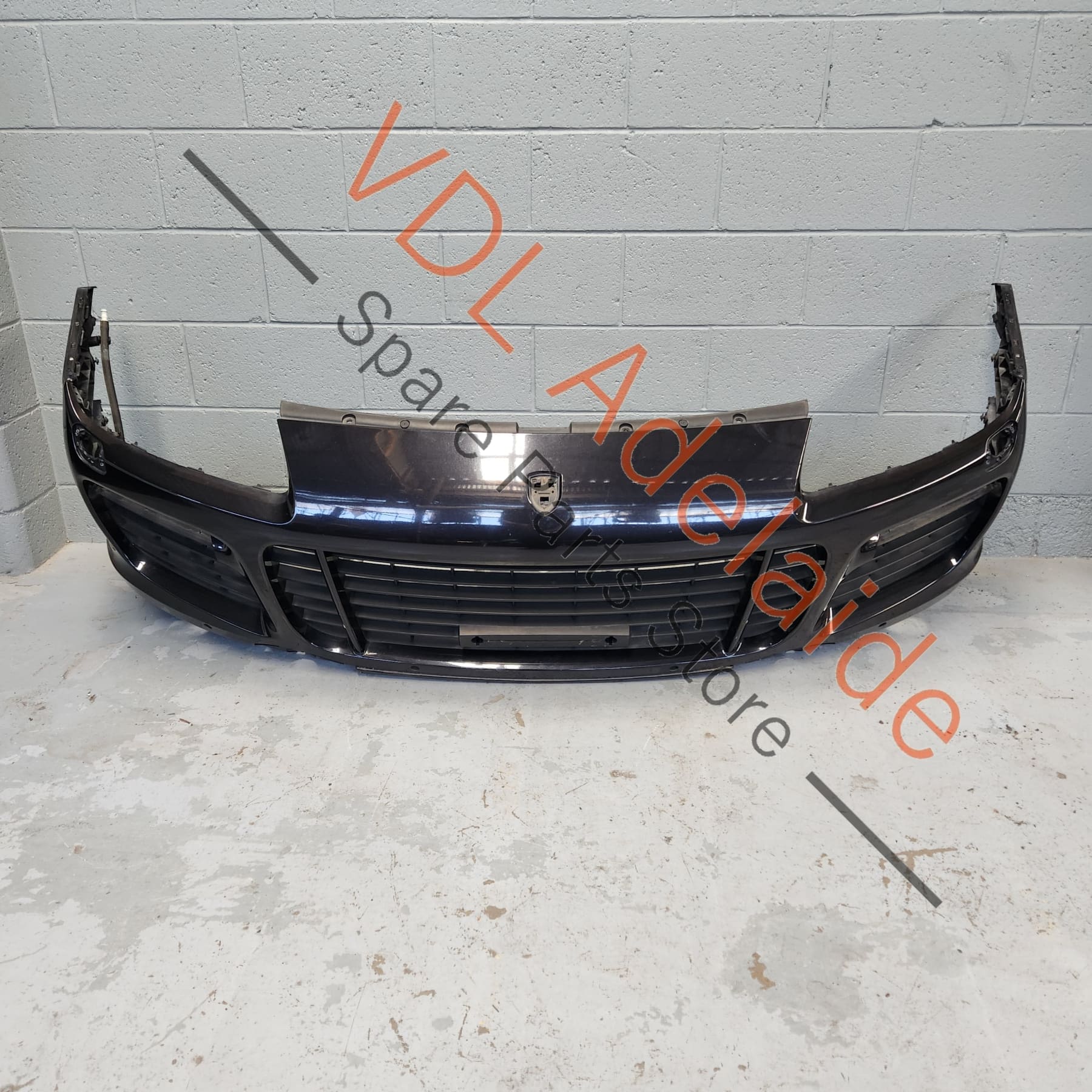 Porsche Cayenne 9PA 955 957 Turbo Front Bumper Complete Assembly w Grilles & Guides