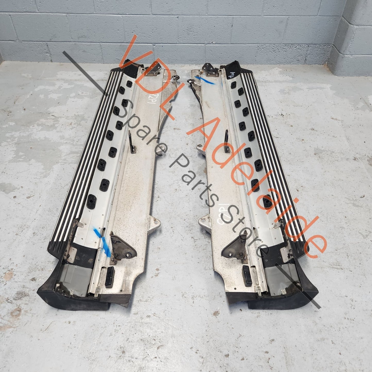 Genuine OEM Porsche Cayenne 9PA 955 957 Running Board Sidestep Footboard Set Left & Right