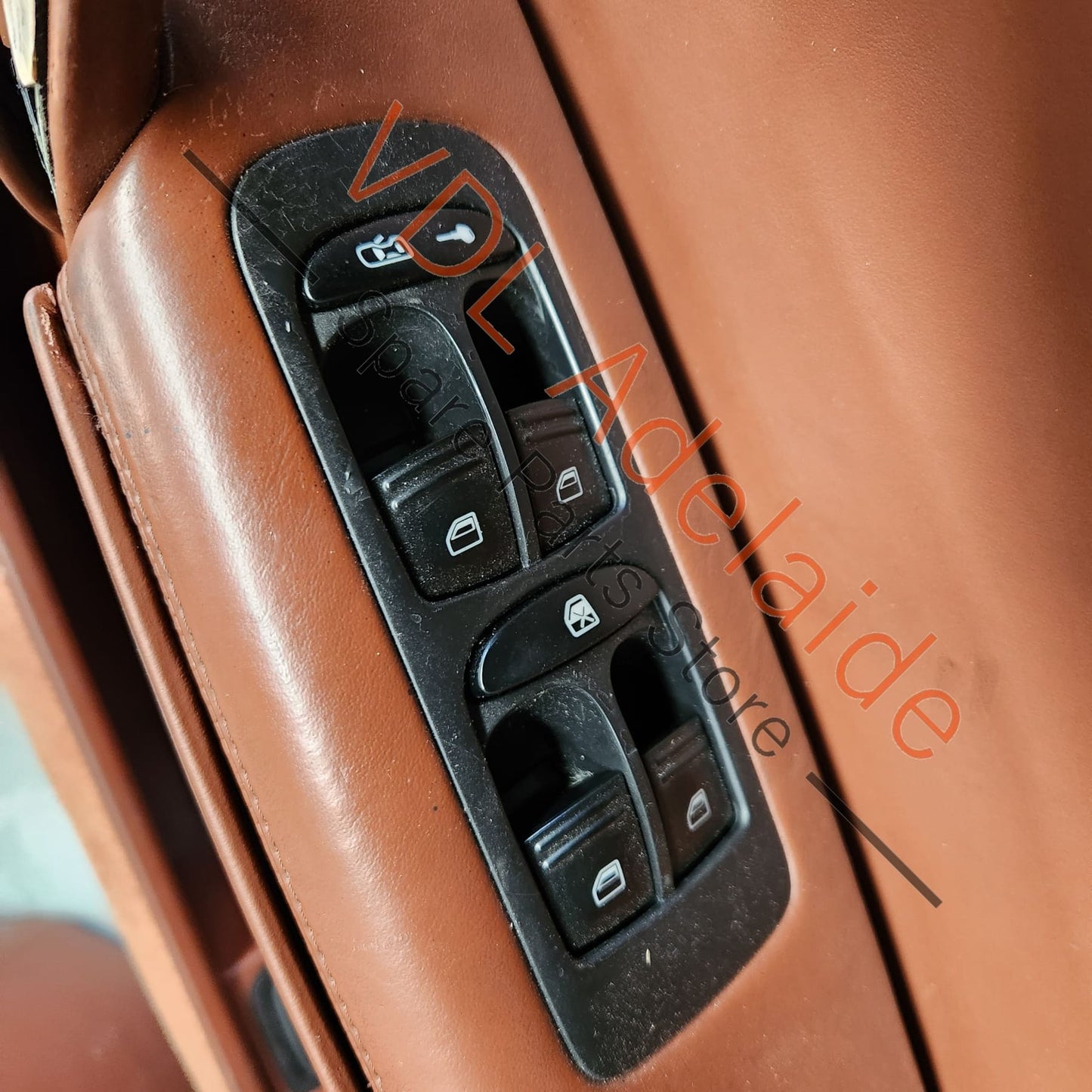 Porsche Cayenne 9PA 955 957 Turbo Natural Leather Interior Trim Set Seats & Door Cards Chestnut Brown