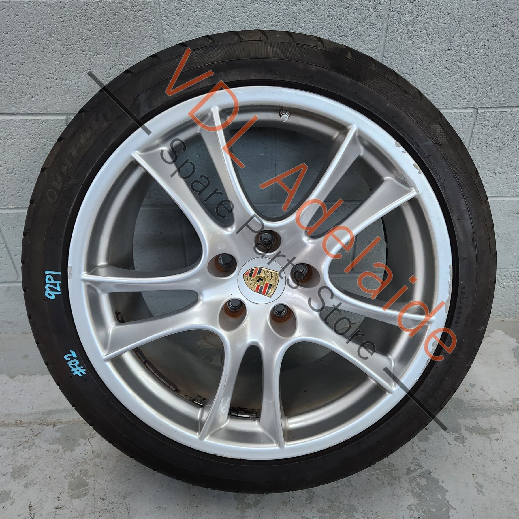 Porsche Cayenne 9PA 955 957 Turbo 21 x 10 Sport Design Alloy Rim Wheel #02