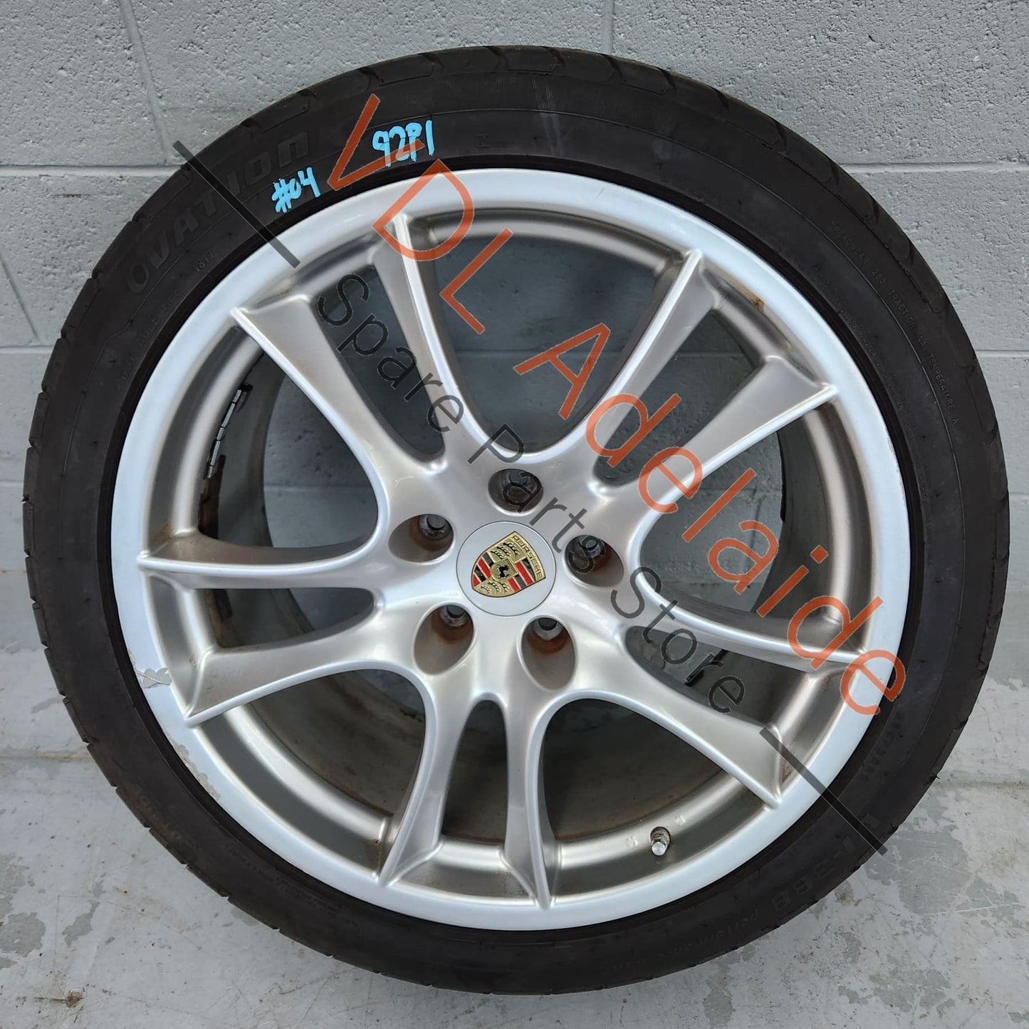 Porsche Cayenne 9PA 955 957 Turbo 21 x 10 Sport Design Alloy Rim Wheel #04