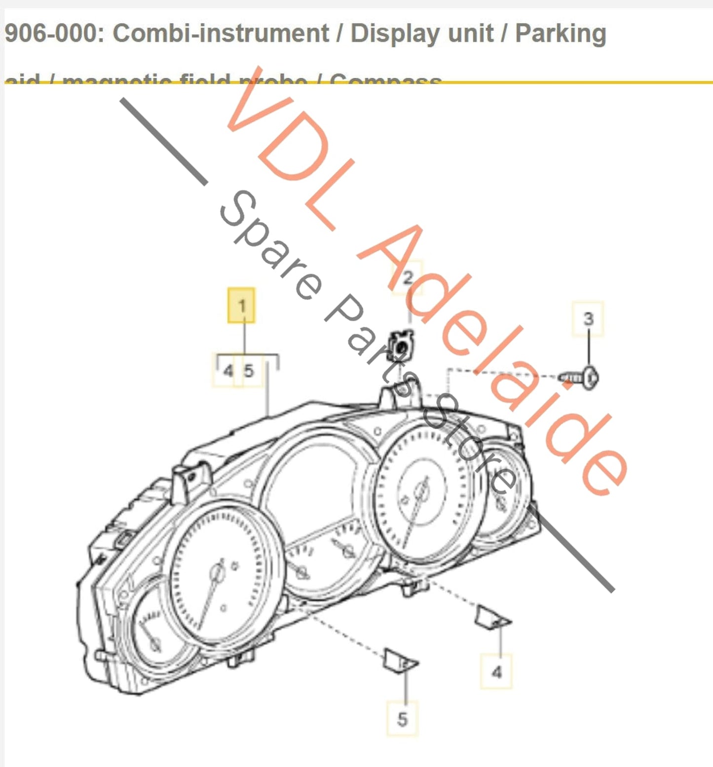 Porsche Cayenne 9PA 955 957 Turbo Dashboard Gauge Instrument Dash Cluster 95564133400