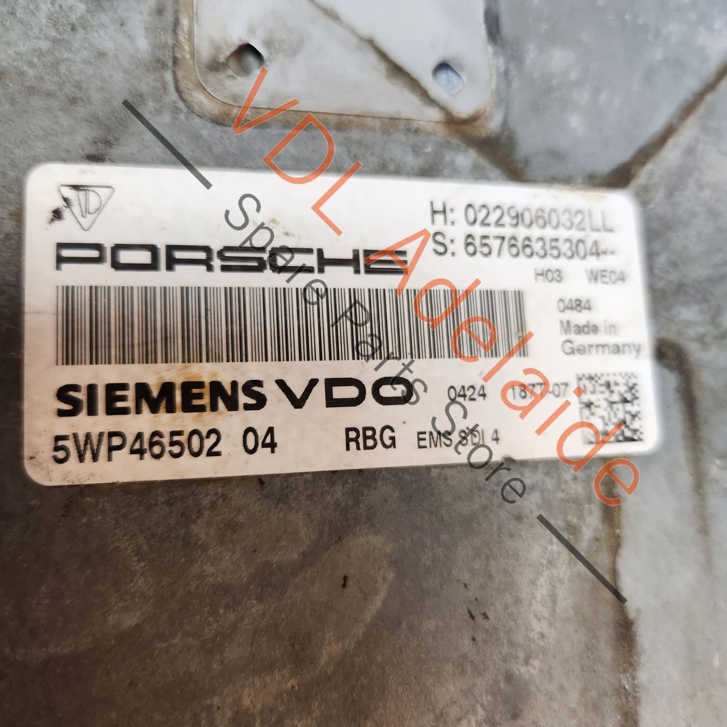 Porsche Cayenne 9PA 955 957 Turbo 4.8 V8 368KW Engine ECU DME 95561860403 5WP46502
