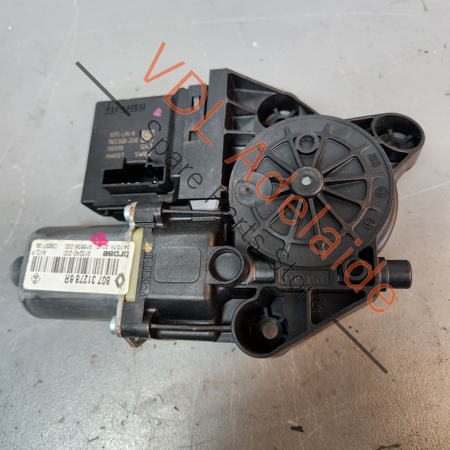 Renault Megane Clio Passenger Side Window Motor 807312786R 807312786R