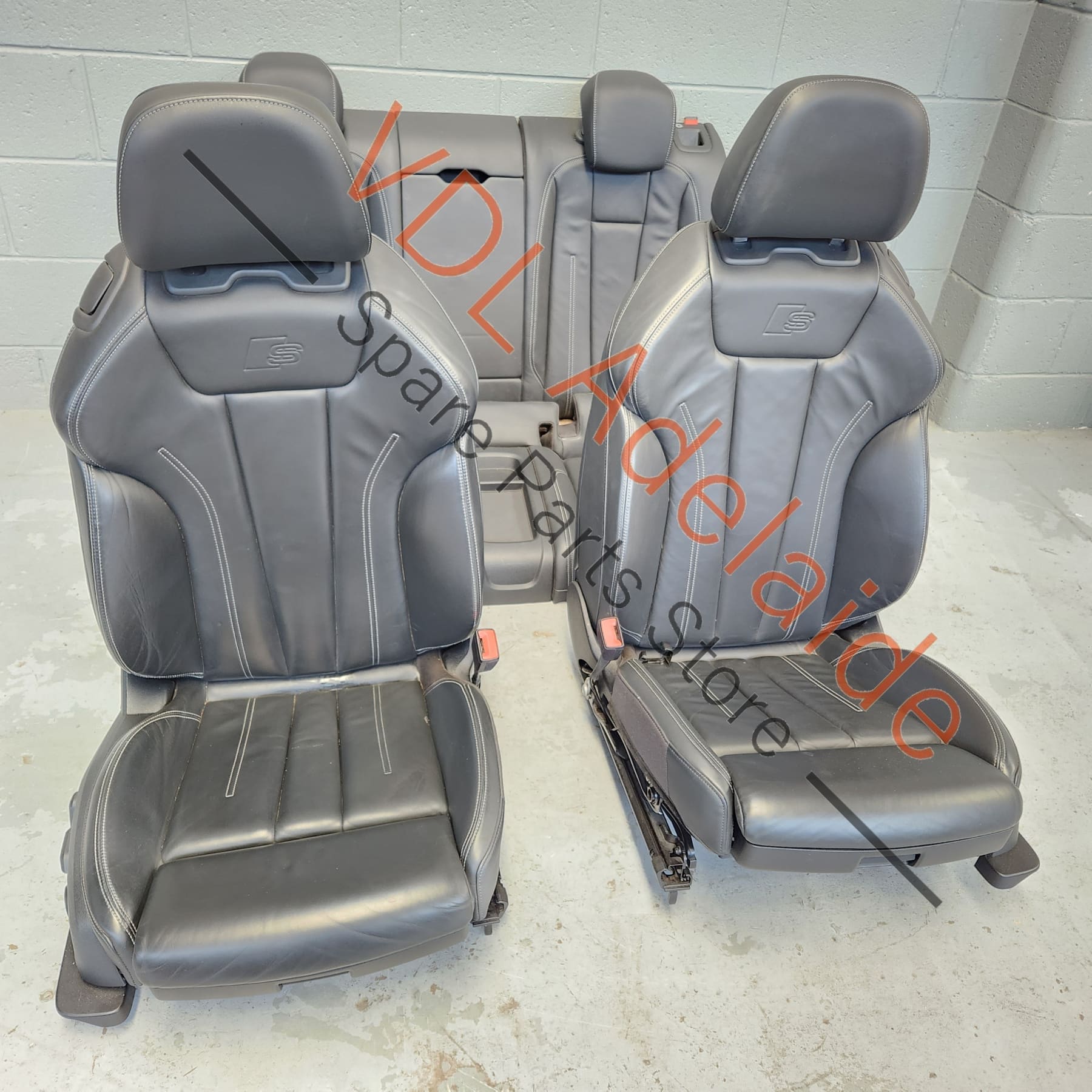 Audi A5 F5 S-Line 2dr Coupe Set of Leather Seats Diamond Stitch Heated 