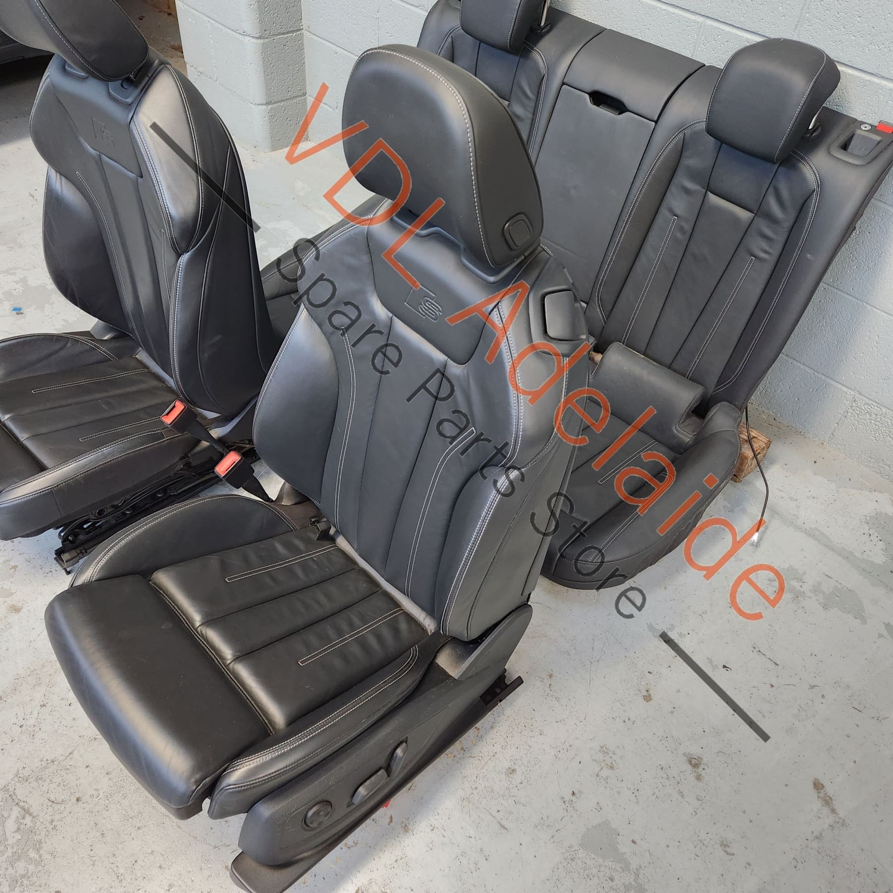 Audi A5 F5 S-Line 2dr Coupe Set of Leather Seats Diamond Stitch Heated 