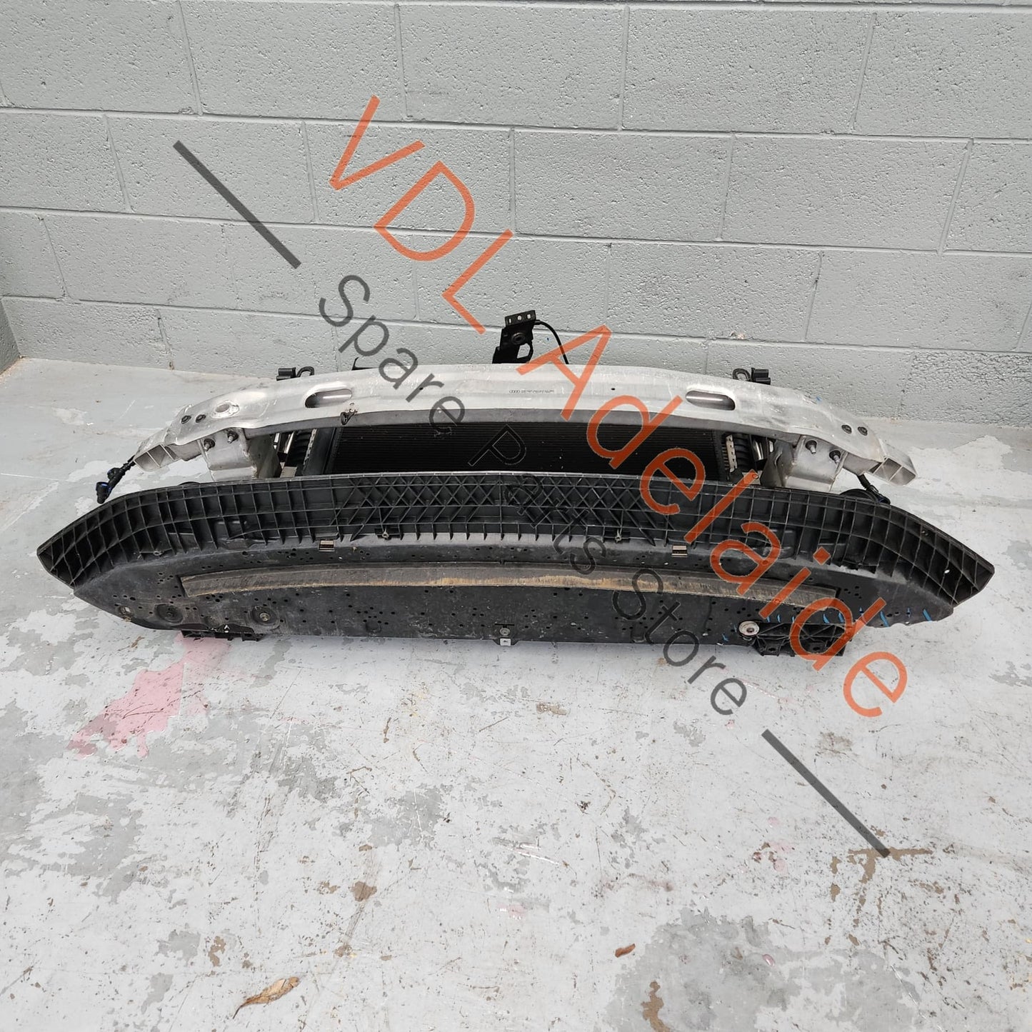 Audi A5 F5 S5 S-Line Front Clip Bumper Reo Radiator Support Assembly Incl Radiator Condenser Fans etc 8W0807113