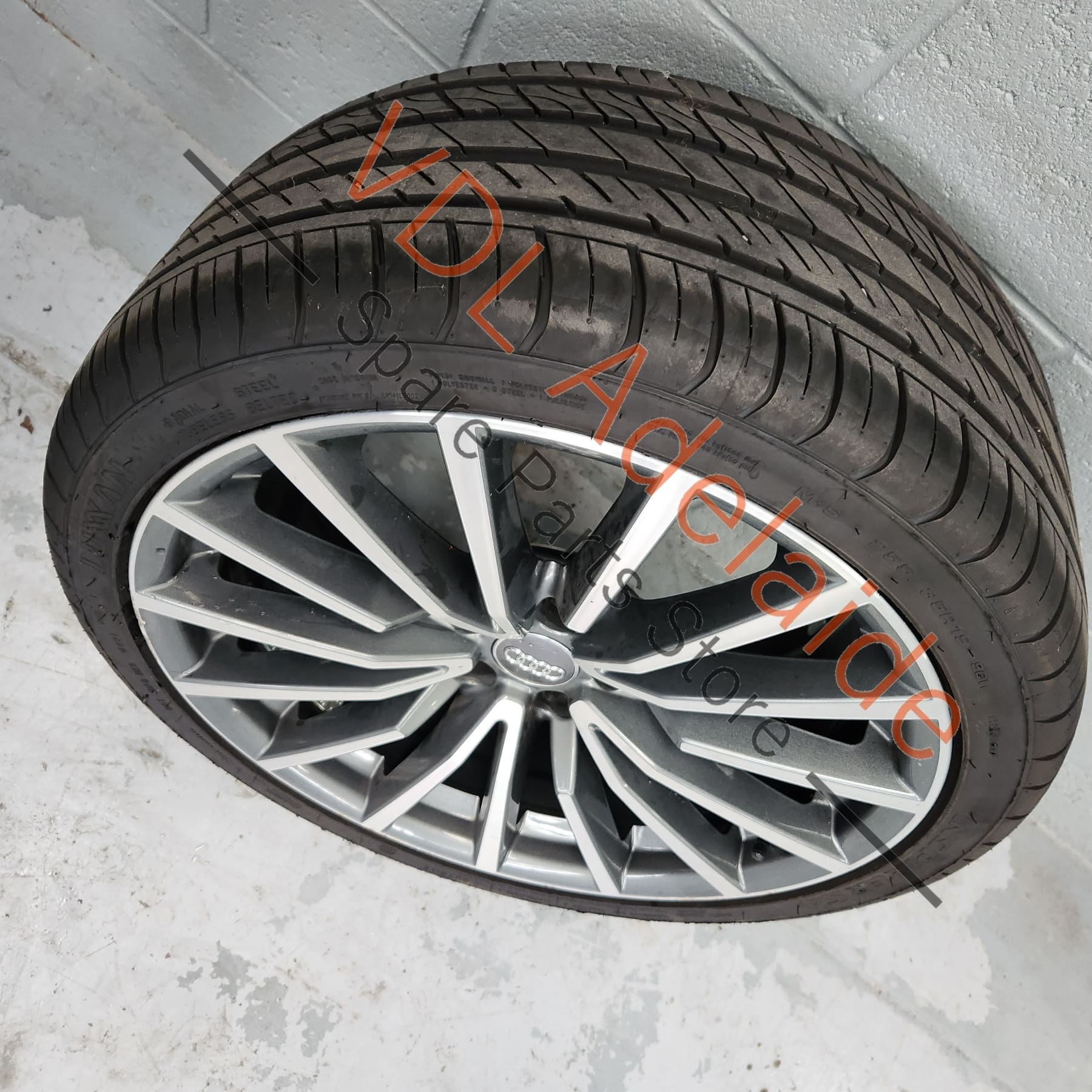 1x Audi A4 B9 A5 F5 19 x 8.5 in Alloy Wheel 10 Twin Spoke #01 8W0601025AN