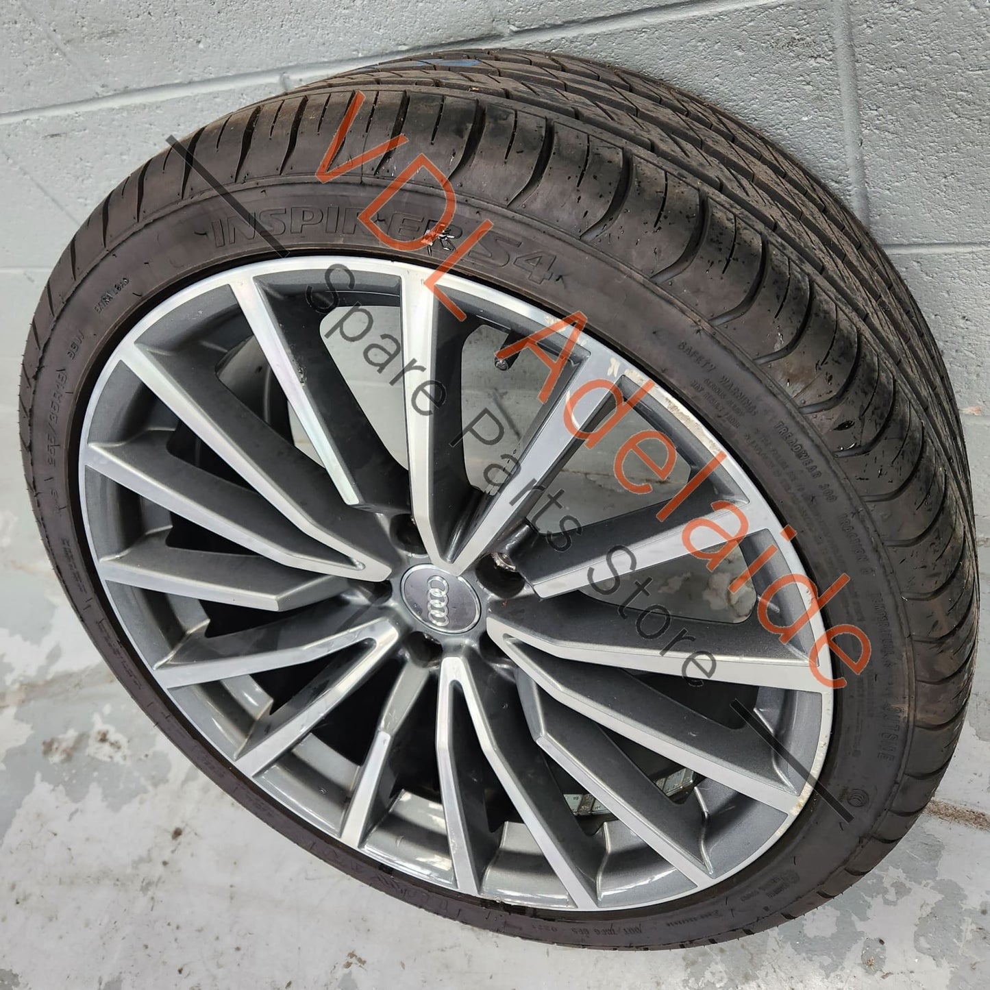 1x Audi A4 B9 A5 F5 19 x 8.5 in Alloy Wheel 10 Twin Spoke #01 8W0601025AN