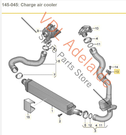 Genuine Audi Charge Air Pressure MAP Sensor 03G906051E 03G906051M