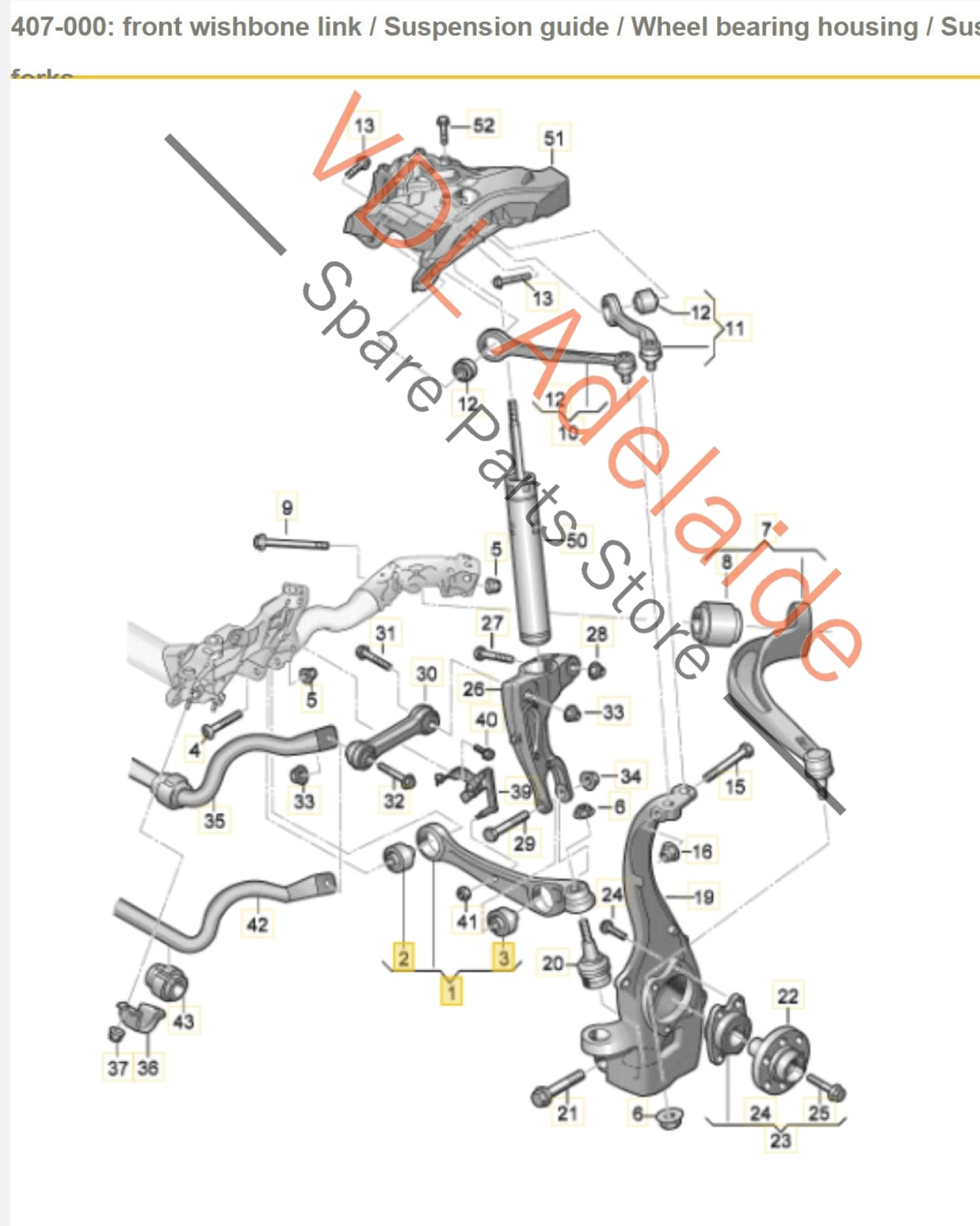 Audi A4 B9 A5 F5 Front Right Lower Control Arm 8W0407156A 8W0407152C