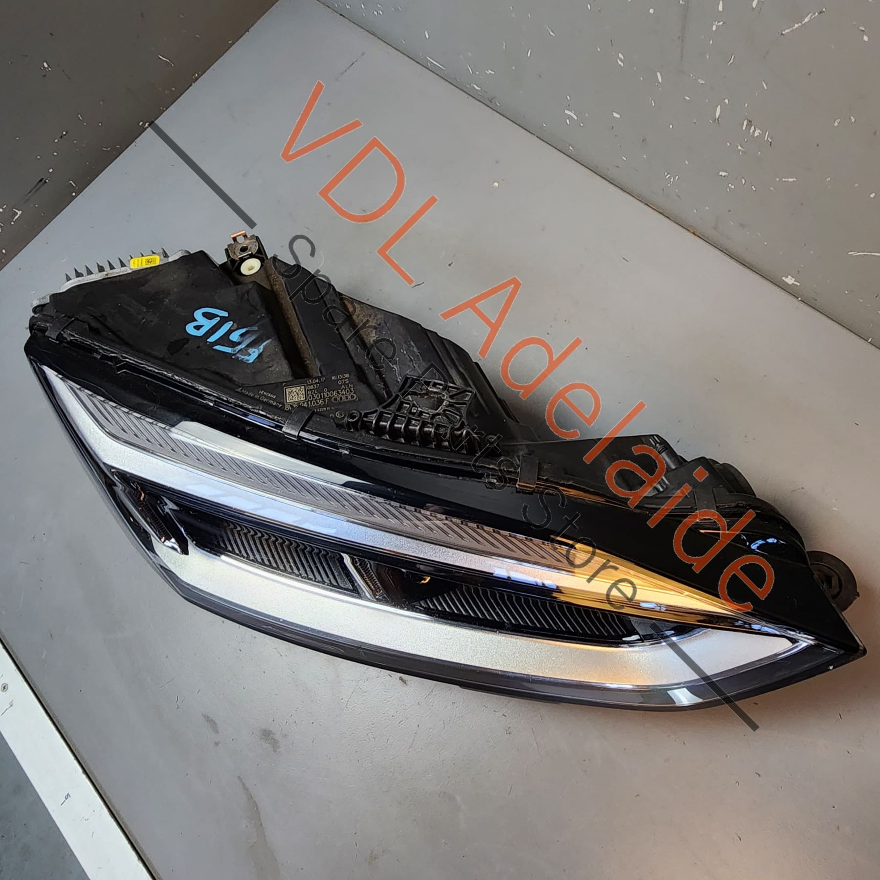 Audi A5 F5 Right Side LED with Matrix Beam Headlight RHD 8W6941783F 8W6941784F