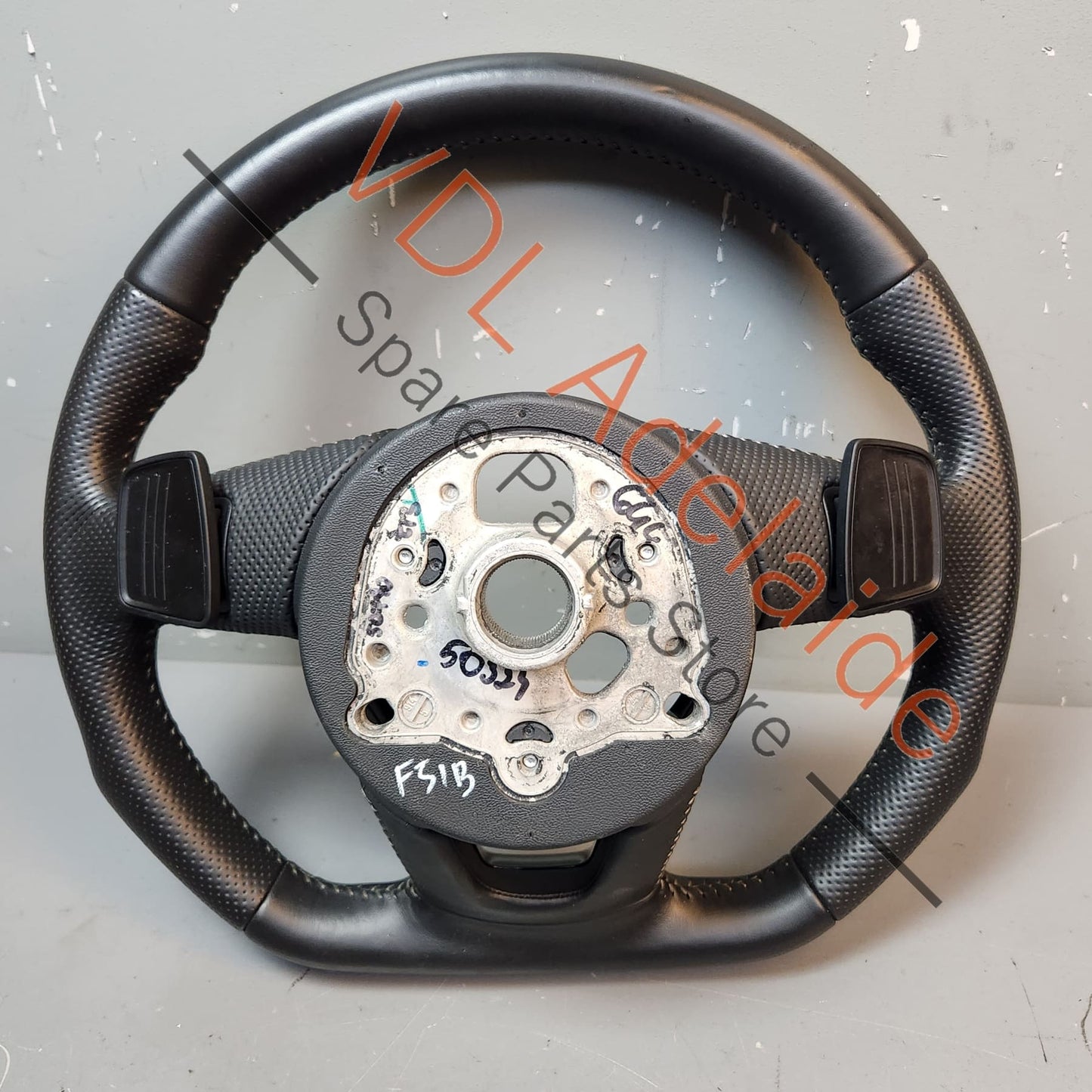 Audi A4 B9 A5 F5 S Line Multifunction Sports Flat Bottom Steering Wheel Perforated Leather 8W0419091DH JAH 8W0419091DH