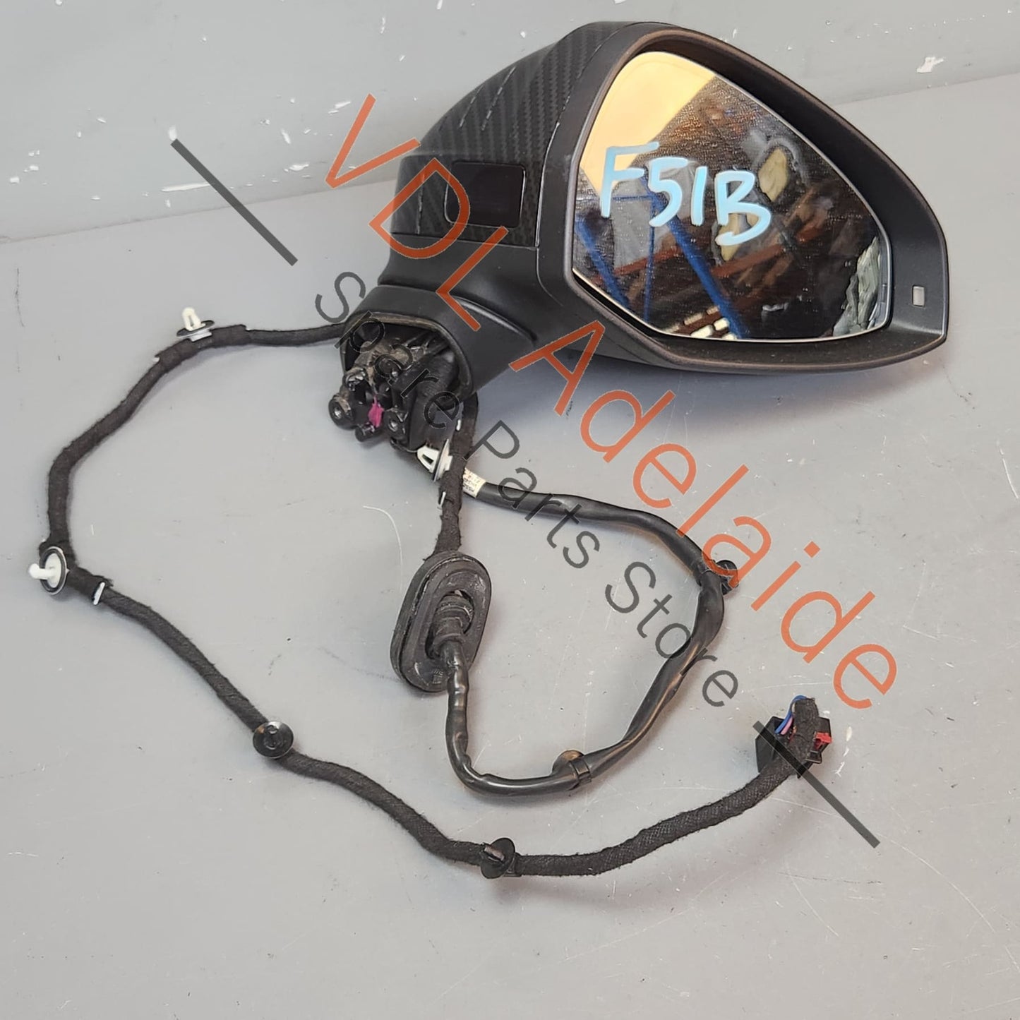 Audi A5 F5 Right Side Complete Exterior Wing Mirror Power Folding 8W6857410BT 8W6857410BT