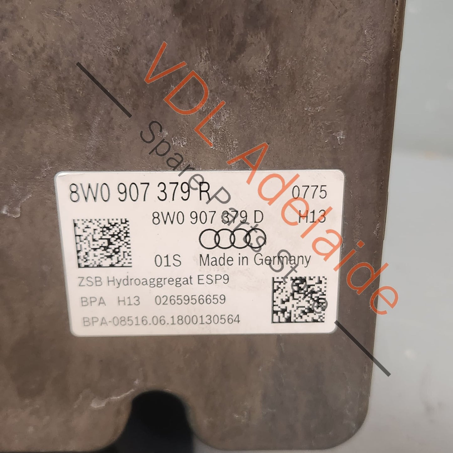 8W0614517AABEF, 8W0907379R, 8W0907379D, ,  Audi A5 F5 ABS Brake Hydraulic ESP9 Pump Module 8W0614517AA BEF 8W0907379R