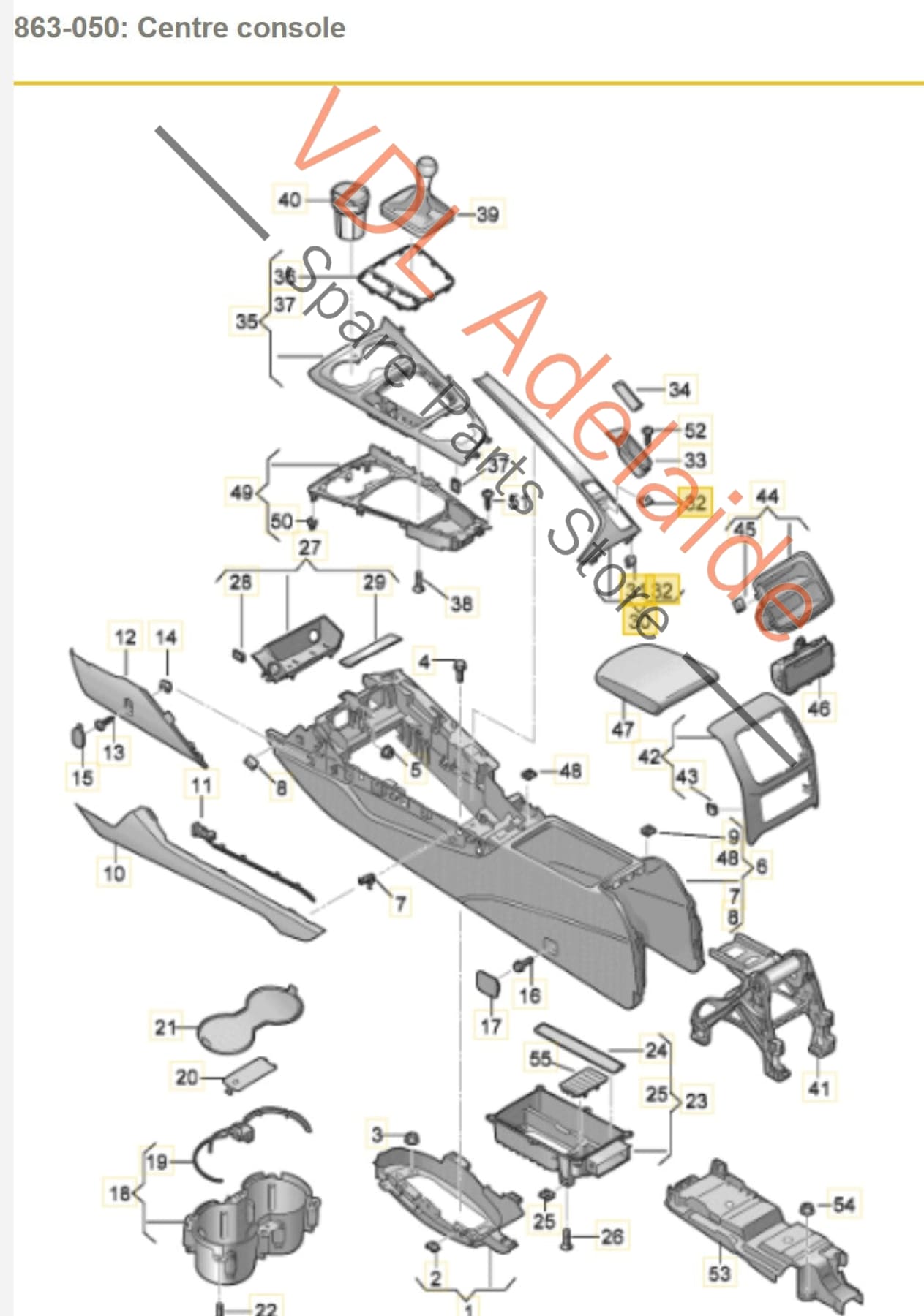 Genuine OEM Audi RS5 Complete Set of Interior High Gloss Carbon Trim Panels 7 Pieces for RHD 8W2853190AE6T3