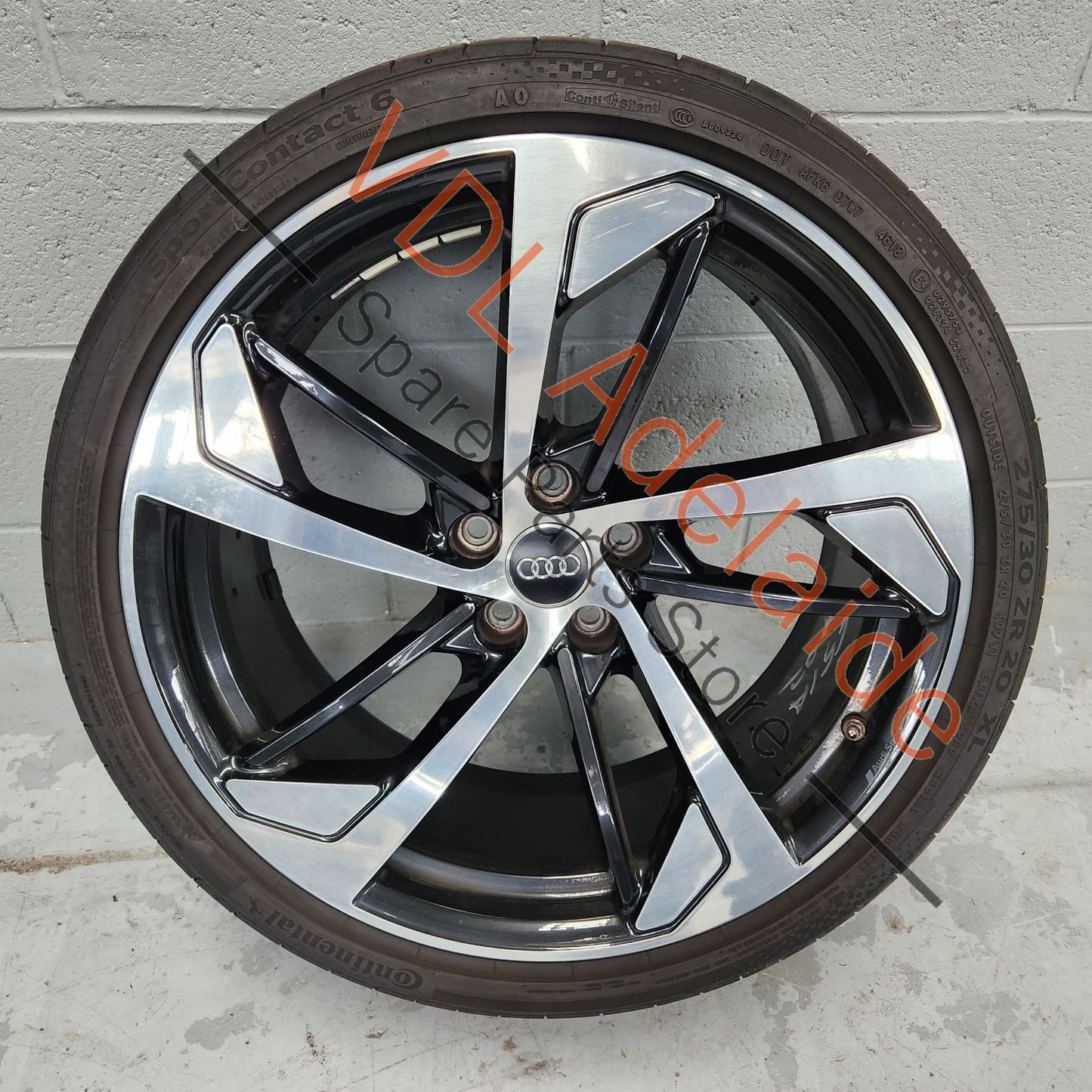 Audi RS5 Alloy Wheel 20 x 9 ET26 Diamond Cut 5 Spoke #02 8W0601025CN