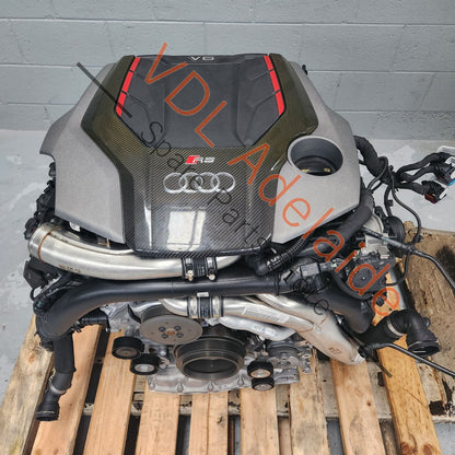 06M100032A Audi RS5 F5 B9 Engine DEC DECA 2.9 331kW BiTurbo TSI V6 06M Complete with Wiring Turbochargers etc