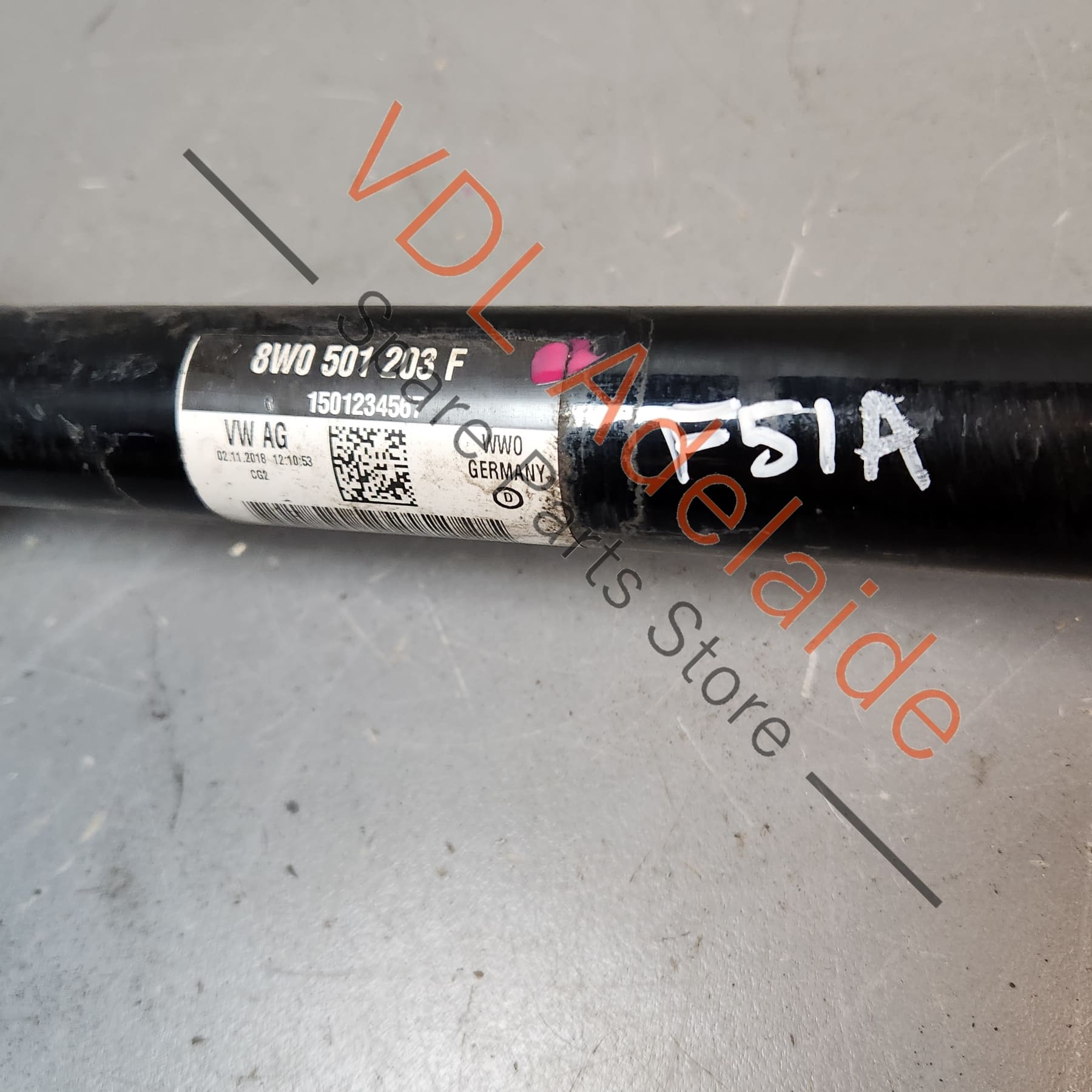 8W0501203F Audi RS5 F5 B9 RS4 A4 A5 Rear Axle Driveshaft CV 8W0501203F