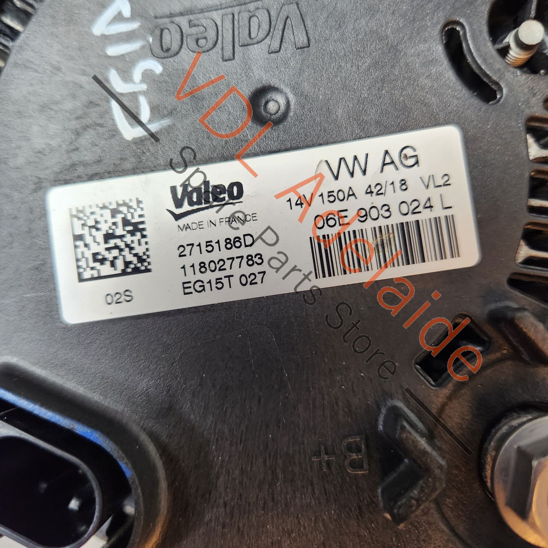 06E903024L Audi RS5 F5 B9 Valeo 150A Alternator 06E903024L