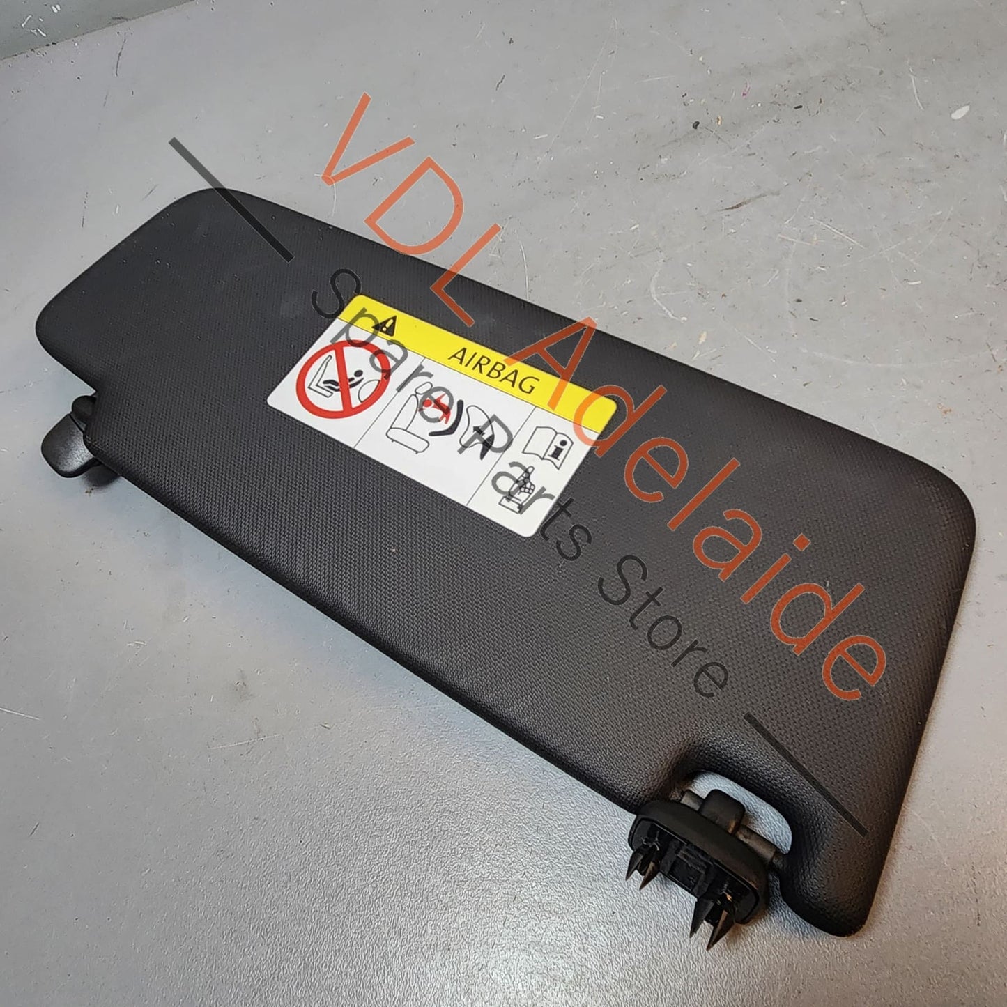 8W0857551AB Audi RS5 F5 B9 Black Left Side Sunvisor Visor 8W0857551AB 8W0857551AD